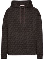 Valentino Garavani hoodie Toile Iconographe en coton - Marron