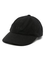 A.P.C. casquette Charlie à logo brodé - Noir - thumbnail