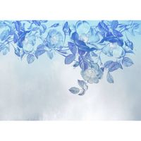 Fotobehang - Blue Aura 350x250cm - Vliesbehang