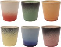 Studio Tavola Koffiekopjes - Senseo Kopjes - Fire - 200 ml - 6 stuks