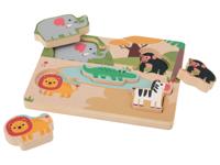 lupilu Houten puzzel (Safari)