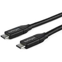 StarTech.com USB-C naar USB-C kabel met 5A/100 W Power Delivery M/M 1 m USB 2.0 USB-IF certificatie