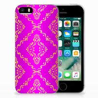 Siliconen Hoesje Apple iPhone SE | 5S Barok Roze