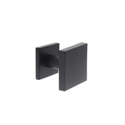 Intersteel Deurknop vast vierkant mat zwart