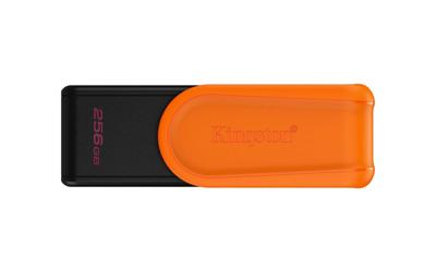 Kingston Technology DataTraveler 256GB Portable USB 3.2 Gen 1 Exodia S (Black/Orange)