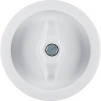 Berker serie 1930/glasserie/palazzo knop voor schakelaar polarwit