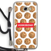 Koekerond: Samsung Galaxy A5 (2017) Transparant Hoesje met koord