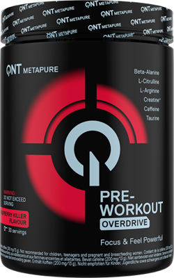 QNT Overdrive Pre-Workout Raspberry Killer (390 g)