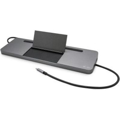 I-tec Metal USB-C Ergonomic 4K 3x Display Docking Station + Power Delivery 85 W