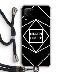 Negenduust geometrisch: Huawei P40 Lite Transparant Hoesje met koord