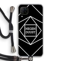 Negenduust geometrisch: Huawei P40 Lite Transparant Hoesje met koord