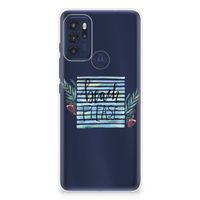 Motorola Moto G60s Telefoonhoesje met Naam Boho Beach