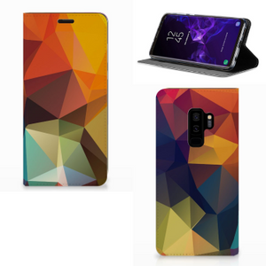 Samsung Galaxy S9 Plus Stand Case Polygon Color