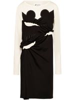 Maison Margiela robe mi-longue Spliced - Noir - thumbnail