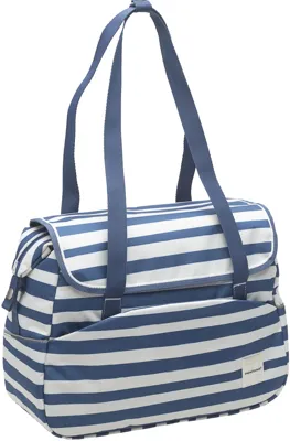 Enkele fietstas / schoudertas New Looxs Tosca - 16 liter - blue stripe