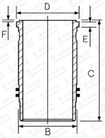 Goetze Engine Cilinderbus/voering O-ring 14-450250-00 - thumbnail