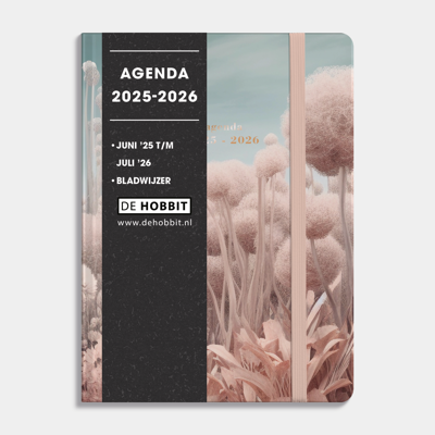 A6 Soft Pocket Agenda 2025 - 2026 Veldbloemen
