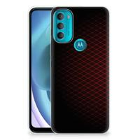 Motorola Moto G71 5G | TPU bumper | Geruit Rood