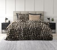 RoyalTextile - Velvet Tiger Dekbedovertrek - Bruin - 140 x 220 RoyalTextile - Velvet Tiger Dekbedovertrek - Bruin - 140 x 220