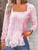 Lace Casual Shirt