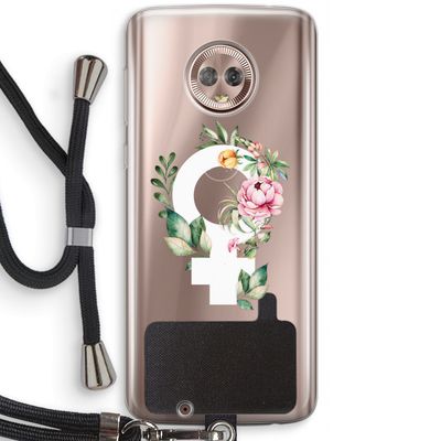 Venus: Motorola Moto G6 Transparant Hoesje met koord
