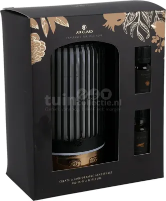Geurdiffuser Zwart en Goud 3-delige Set