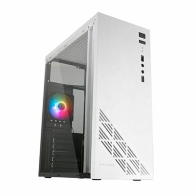 ATX Semi-toren BehuizingMars Gaming MC100W Wit ATX LED RGB