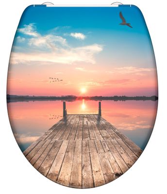 Schutte Duroplast WC-bril SUNSET SKY met soft-close en quick-release
 82378