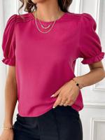 Casual Plain Regular Fit Blouse