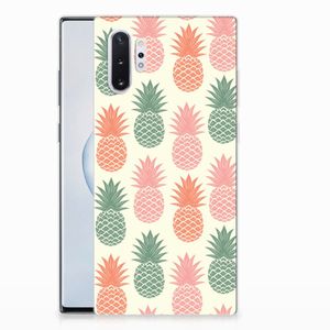 Samsung Galaxy Note 10 Plus Siliconen Case Ananas