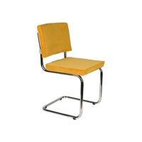 Zuiver Ridge Rib eetkamerstoel Yellow