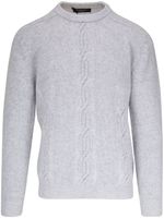 Kiton pull en cachemire à col rond - Gris