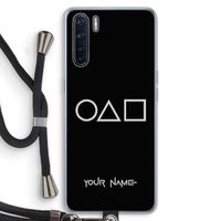Squid Game: Oppo A91 Transparant Hoesje met koord