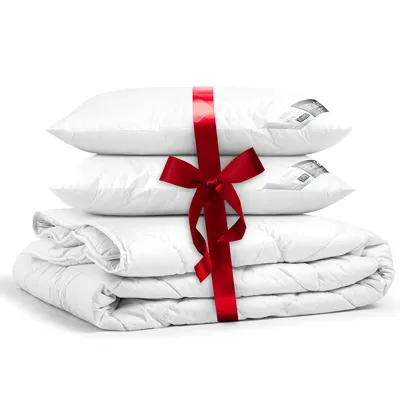 Beddengoed Pakket: 2 Hoofdkussens + All Season Dekbed - 200x200 Cm - Dekbed-Discounter.nl