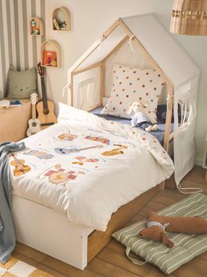 Kinderbed Cabane 90x190cm wit
