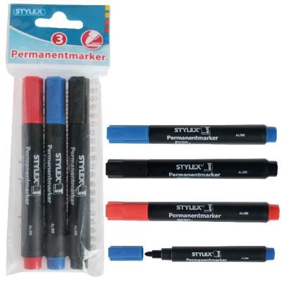 Stylex permanent markers 3 stuks