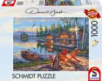 Disney The Banks of loon lake, New York Puzzel 1000 Stukjes