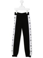 Chiara Ferragni Kids pantalon de jogging à logo imprimé - Noir