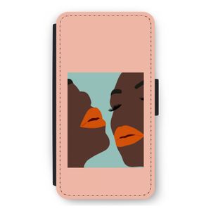 Orange lips: iPhone 12 mini Flip Hoesje