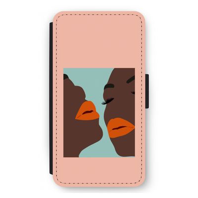 Orange lips: iPhone 12 mini Flip Hoesje