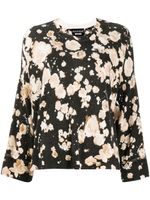 Boutique Moschino pull à fleurs - Noir