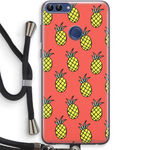 Ananas: Huawei P Smart (2018) Transparant Hoesje met koord