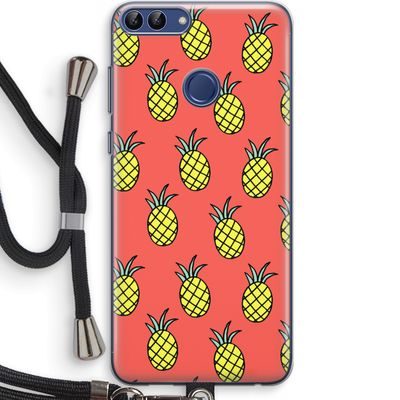 Ananas: Huawei P Smart (2018) Transparant Hoesje met koord