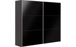 Goossens Kledingkast Easy Storage Sdk, 253 cm breed, 220 cm hoog, 2x 3 paneel glas schuifdeuren