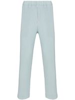 Homme Plissé Issey Miyake pantalon Color Pleats à coupe droite - Bleu