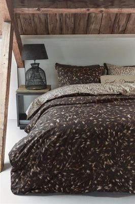 Rivièra Maison Rivièra Maison Fauxy Fur Dekbedovertrek 240x200/220 cm Brown