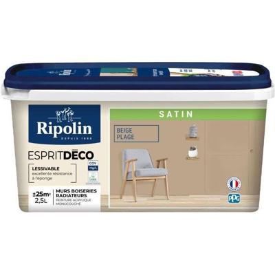 Decoratieve multi-oppervlakte spirit, strandbeige satijn - RIPOLIN - 2,5 L