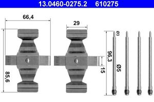 Accessoireset, schijfremblok 13046002752