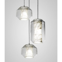 Lee Broom Chamber Chandelier 3 piece Hanglamp - Wit - thumbnail