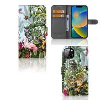 Telefoonhoesje | Met pasjeshouder | voor iPhone 14 Plus Jungle